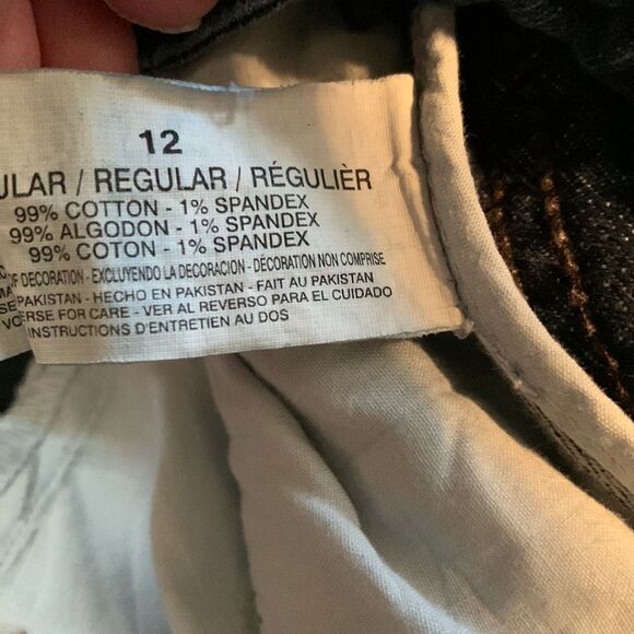 CODE BLEU -Brigitte style  STUDDED POCKET‎ jeans- size 12 - Picture 15 of 16